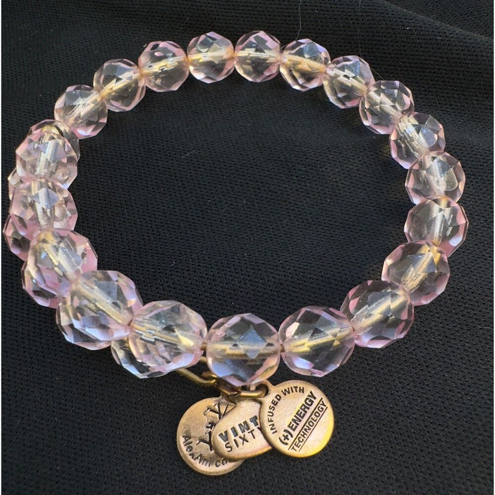 Alex & Ani Pink Crystal Bracelet